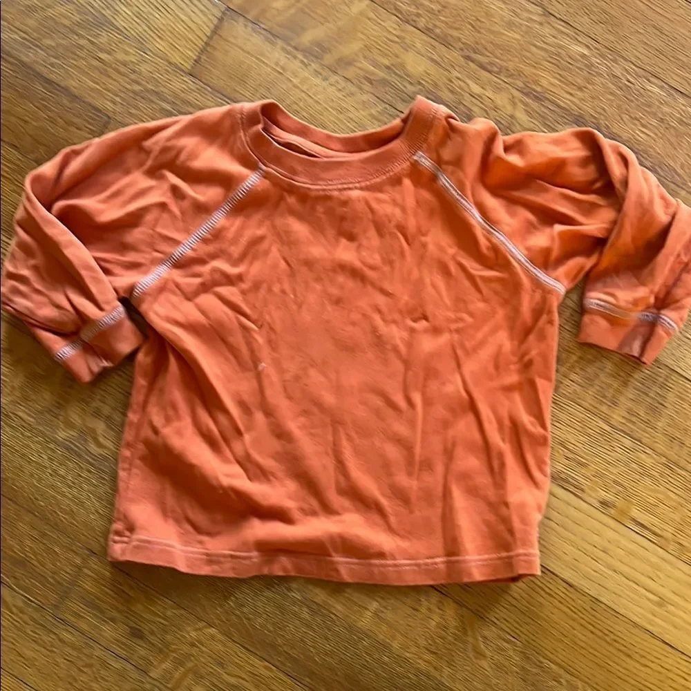 Orange and Gray Kids Shirts Set